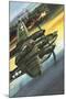 Famous Aircraft and Their Pilots: Lockheed Lightning - Major Richard I. Bong-Wilf Hardy-Mounted Giclee Print