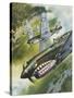 Famous Aircraft and their Pilots-Wilf Hardy-Stretched Canvas