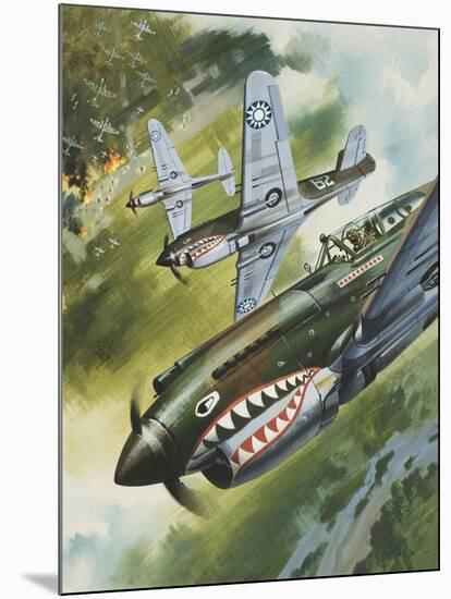 Famous Aircraft and their Pilots-Wilf Hardy-Mounted Giclee Print