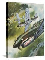 Famous Aircraft and their Pilots-Wilf Hardy-Stretched Canvas