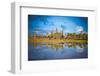 Famous Angkor Wat Temple Complex in Sunset, near Siem Reap, Cambodia.Panoramic View.-Aleksandar Todorovic-Framed Photographic Print