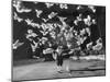 Famous Animal Trainer Vladimir Durov of the Moscow Circus Performing with His Birds-Loomis Dean-Mounted Photographic Print
