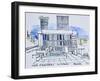 Famous apartment building designed by Le Corbusier, Marseille, France-Richard Lawrence-Framed Premium Photographic Print