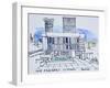 Famous apartment building designed by Le Corbusier, Marseille, France-Richard Lawrence-Framed Premium Photographic Print