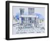 Famous apartment building designed by Le Corbusier, Marseille, France-Richard Lawrence-Framed Photographic Print