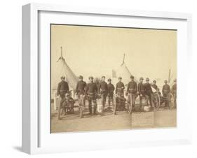 Famous Battery "E" of 1st Artillery, 1891-John C. H. Grabill-Framed Photographic Print