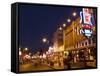 Famous Beale Street, Memphis, Tennessee, USA-Bill Bachmann-Framed Stretched Canvas