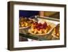 Famous Belgian waffles, Bruges, West Flanders, Belgium.-Michael DeFreitas-Framed Photographic Print