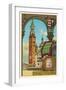 Famous Bell Towers of Italy, Cremona-null-Framed Art Print