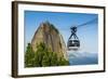 Famous Cable Car Leading Up to the Sugarloaf in Rio De Janeiro, Brazil, South America-Michael Runkel-Framed Photographic Print