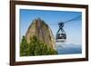 Famous Cable Car Leading Up to the Sugarloaf in Rio De Janeiro, Brazil, South America-Michael Runkel-Framed Photographic Print