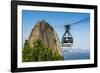 Famous Cable Car Leading Up to the Sugarloaf in Rio De Janeiro, Brazil, South America-Michael Runkel-Framed Photographic Print
