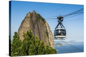 Famous Cable Car Leading Up to the Sugarloaf in Rio De Janeiro, Brazil, South America-Michael Runkel-Stretched Canvas