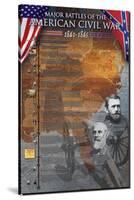 Famous Civil War Battles-null-Stretched Canvas