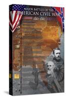 Famous Civil War Battles-null-Stretched Canvas