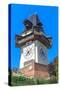 Famous Clock Tower (Uhrturm) in Graz, Styria, Austria-Zechal-Stretched Canvas