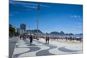 Famous Copacabana, Rio De Janeiro, Brazil, South America-Michael Runkel-Mounted Photographic Print