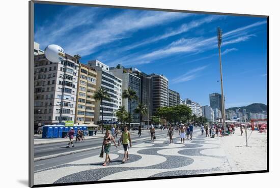 Famous Copacabana, Rio De Janeiro, Brazil, South America-Michael Runkel-Mounted Photographic Print