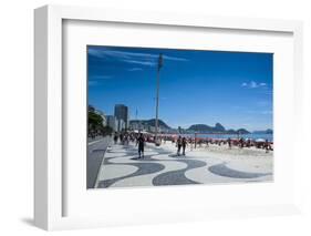 Famous Copacabana, Rio De Janeiro, Brazil, South America-Michael Runkel-Framed Photographic Print