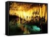 Famous Crystal Caves, Bermuda-Bill Bachmann-Framed Stretched Canvas