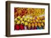 Famous Ecuador Otavalo Market with Colorful Rolls of Ecuadorian Thread-Karine Aigner-Framed Photographic Print