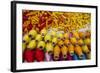 Famous Ecuador Otavalo Market with Colorful Rolls of Ecuadorian Thread-Karine Aigner-Framed Photographic Print