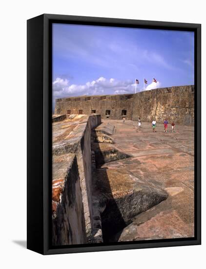 Famous El Morro Castle, Old San Juan, Puerto Rico-Bill Bachmann-Framed Stretched Canvas