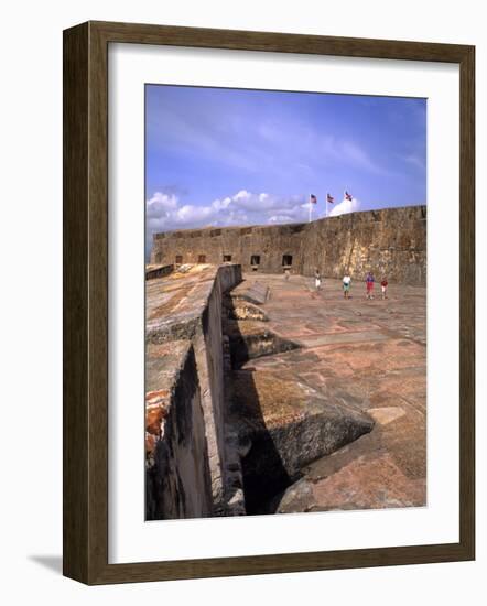 Famous El Morro Castle, Old San Juan, Puerto Rico-Bill Bachmann-Framed Photographic Print