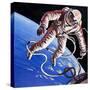 Famous Firsts: Space-Walk!-Wilf Hardy-Stretched Canvas