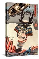 Famous General Takeda Shingen-Kuniyoshi Utagawa-Stretched Canvas