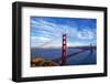 Famous Golden Gate Bridge-prochasson-Framed Photographic Print