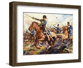 Famous Horses of Fact and Fiction: The Charge of the Light Brigade-James Edwin Mcconnell-Framed Giclee Print