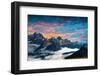 Famous Italian National Park Tre Cime Di Lavaredo. Dolomites, South Tyrol. Auronzo-scorpp-Framed Photographic Print