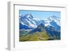 Famous Mount Jungfrau in the Swiss Alps-swisshippo-Framed Photographic Print