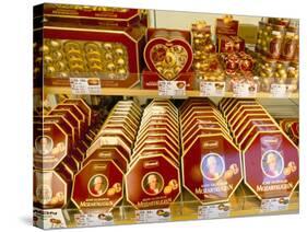 Famous Mozart Chocolates, Salzburg, Austria-Richard Nebesky-Stretched Canvas