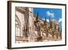 Famous Notre Dame De Strasbourg, Alsace, France. Details of Architecture.-g215-Framed Photographic Print