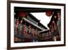 Famous Old Walking Street, Jinli, Chengdu, Sichuan, China. One Says Tea. the Other Says Jinli-William Perry-Framed Photographic Print