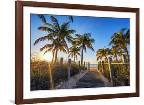 Famous Passage to the Beach-prochasson-Framed Photographic Print