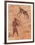 Famous Prehistoric Rock Paintings Of Tassili N'Ajjer, Algeria-DmitryP-Framed Art Print