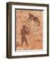 Famous Prehistoric Rock Paintings Of Tassili N'Ajjer, Algeria-DmitryP-Framed Art Print