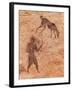 Famous Prehistoric Rock Paintings Of Tassili N'Ajjer, Algeria-DmitryP-Framed Art Print