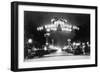 Famous Reno Entrance Sign Lit Up at Night - Reno, NV-Lantern Press-Framed Art Print