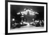 Famous Reno Entrance Sign Lit Up at Night - Reno, NV-Lantern Press-Framed Art Print