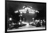 Famous Reno Entrance Sign Lit Up at Night - Reno, NV-Lantern Press-Framed Art Print