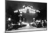 Famous Reno Entrance Sign Lit Up at Night - Reno, NV-Lantern Press-Mounted Art Print