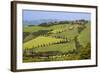 Famous Road Winding Through the Tuscan Hillside, Italy-Terry Eggers-Framed Photographic Print