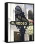 Famous Rodeo Drive, Los Angeles, California, USA-Bill Bachmann-Framed Stretched Canvas