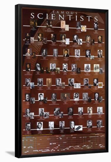 Famous Scientists-null-Framed Poster