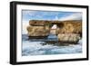 Famous Sea Arch, the Azure Window, Gozo, Malta, Mediterranean, Europe-Michael Runkel-Framed Photographic Print