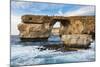 Famous Sea Arch, the Azure Window, Gozo, Malta, Mediterranean, Europe-Michael Runkel-Mounted Photographic Print